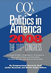 Cover of: Politics in America 2008 by 