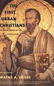 Cover of: The First Urban Christians by Wayne A. Meeks