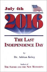 Cover of: July 4th, 2016 by Adrian H. Krieg