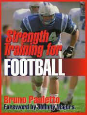 Cover of: Strength training for football