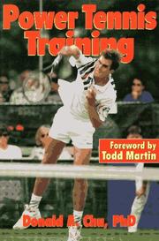 Cover of: Power tennis training