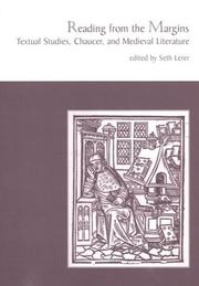Cover of: Reading from the Margins: Textual Studies, Chaucer, and Medieval Literature