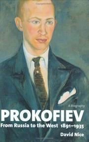 Cover of: Prokofiev: from Russia to the West, 1891-1935