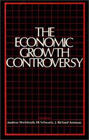 Cover of: The Economic growth controversy.