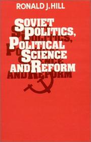 Cover of: Soviet politics, political science, and reform