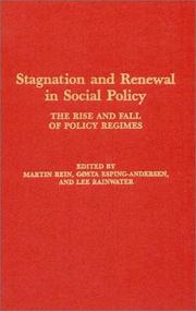 Cover of: Stagnation and renewal in social policy by edited by Martin Rein, Gosta Esping-Andersen, and Lee Rainwater.