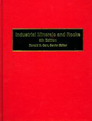 Cover of: Industrial minerals and rocks by senior editor, Donald D. Carr ; associate editors, A. Frank Alsobrook ... [et al.].