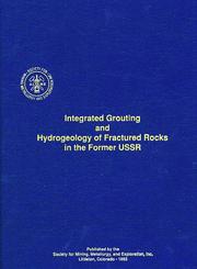 Cover of: Integrated grouting and hydrogeology of fractured rocks in the former USSR