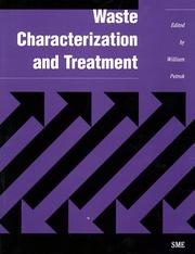 Cover of: Waste characterization and treatment