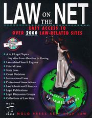 Cover of: Law on the Net by Evans, James