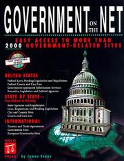 Government on the Net by Evans, James