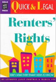 Renter's Rights by Janet Portman