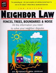 Neighbor law by Cora Jordan