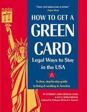 Cover of: How to get a green card | Loida Nicolas Lewis
