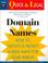 Cover of: Domain names