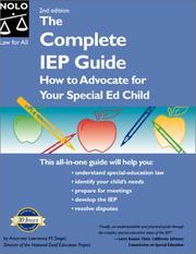 Cover of: The Complete IEP Guide | Lawrence M. Siegel