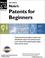 Cover of: Nolo's patents for beginners