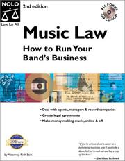 Cover of: Music law by Richard Stim, Richard Stim