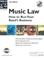 Cover of: Music law