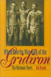 Cover of: When Oberlin Was King of the Gridiron: The Heisman Years