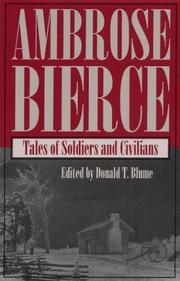 Tales of soldiers and civilians by Ambrose Bierce