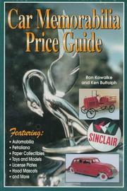 Cover of: Car memorabilia price guide by Ron Kowalke