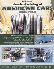Cover of: Standard catalog of American cars, 1805-1942