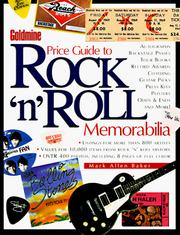 Cover of: Goldmine price guide to rock 'n' roll memorabilia