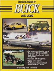 Cover of: Standard catalog of Buick, 1903-2000 by edited by Ron Kowalke.