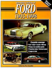 Cover of: Standard catalog of Ford, 1903-1998