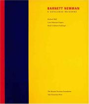 Cover of: Barnett Newman by Richard Shiff, Carol C. Mancusi-Ungaro, Heidi Colsman-Freyberger