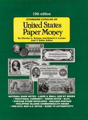 Cover of: Standard Catalog of United States Paper Money by Chester L. Krause