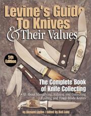 Cover of: Levine's guide to knives and their values