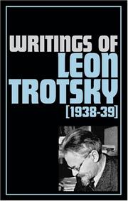 Cover of: Writings of Leon Trotsky, 1938-39 (Writings of Leon Trotsky)