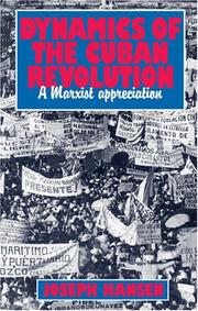Cover of: Dynamics of the Cuban Revolution | Joseph Hansen