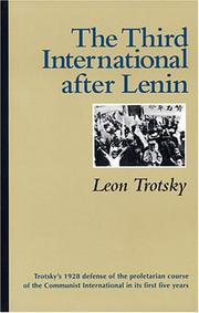 The Third International after Lenin by Leon Trotsky