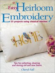 Easy heirloom embroidery by Cheryl Fall