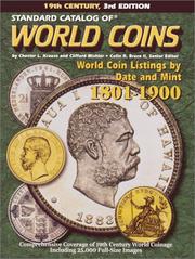 Cover of: Standard Catalog of World Coins: 1801-1900 (Standard Catalog of World Coins 19th Century Edition 1801-1900)