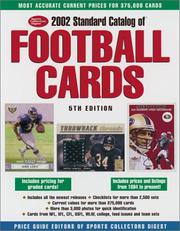 Cover of: 2002 Standard Catalog of Football Cards (Standard Catalog of Football Cards, 2002)