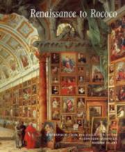 Cover of: Renaissance to Rococo by Eric Zafran