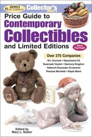 Cover of: Price Guide to Contemporary Collectibles and Limited Editions (8th Edition) by 