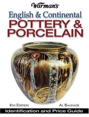 Cover of: Warman's English & Continental Pottery & Porcelain (Warman's English and Continental Pottery and Porcelain)
