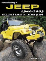 Cover of: Standard catalog of Jeep, 1940-2003 by Patrick R. Foster