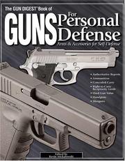 Cover of: The Gun Digest Book of Guns for Personal Defense: Arms & Accessories For Self-Defense