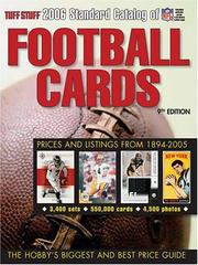 Cover of: Tuff Stuff Standard Catalog Of Football Cards