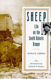 Cover of: Sheep by Archer B. Gilfillan