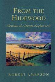 Cover of: From the Hidewood by Robert Amerson