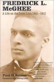 Cover of: Fredrick L. McGhee by Paul D. Nelson, Paul D. Nelson