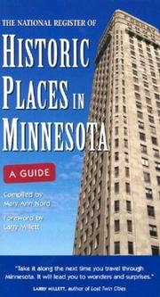 Cover of: The National Register of Historic Places in Minnesota by Mary Ann Nord