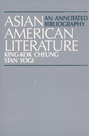 Cover of: Asian American literature: an annotated bibliography